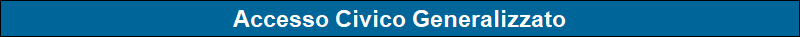 Accesso Civico Generalizzato