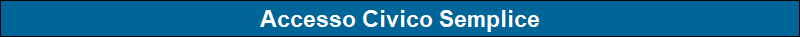 Accesso Civico Semplice