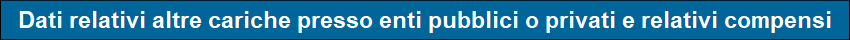 Dati relativi altre cariche presso enti pubblici o privati e relativi compensi