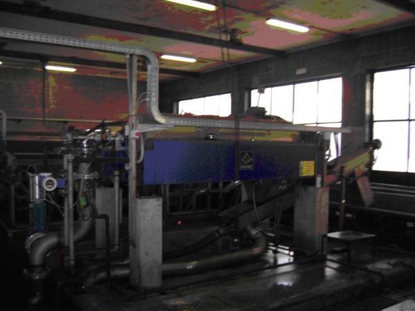 Centrifuga disidratazione fanghi